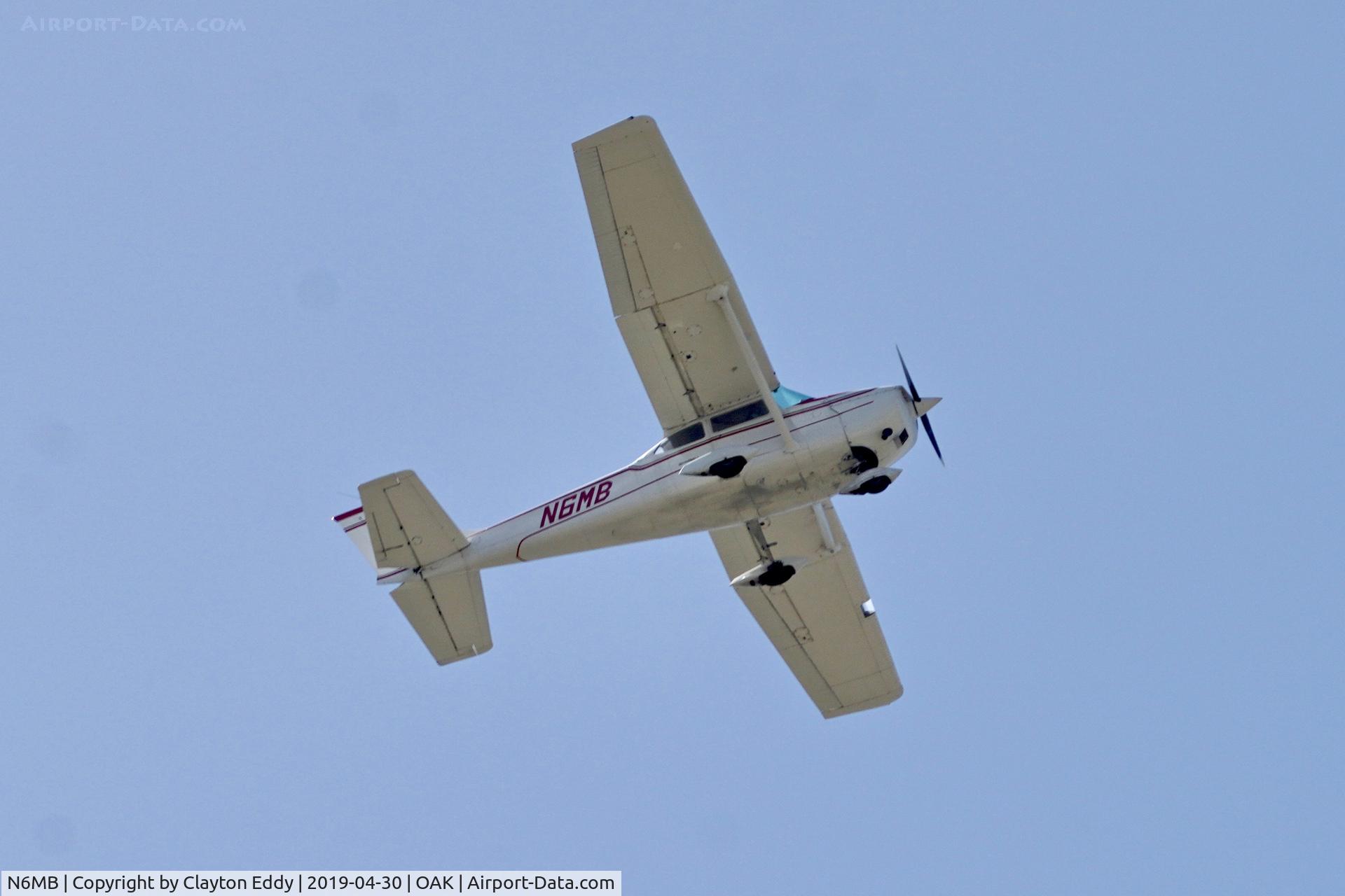 N6MB, 1968 Cessna 172K Skyhawk C/N 17257279, Oakland North Field California 2019.