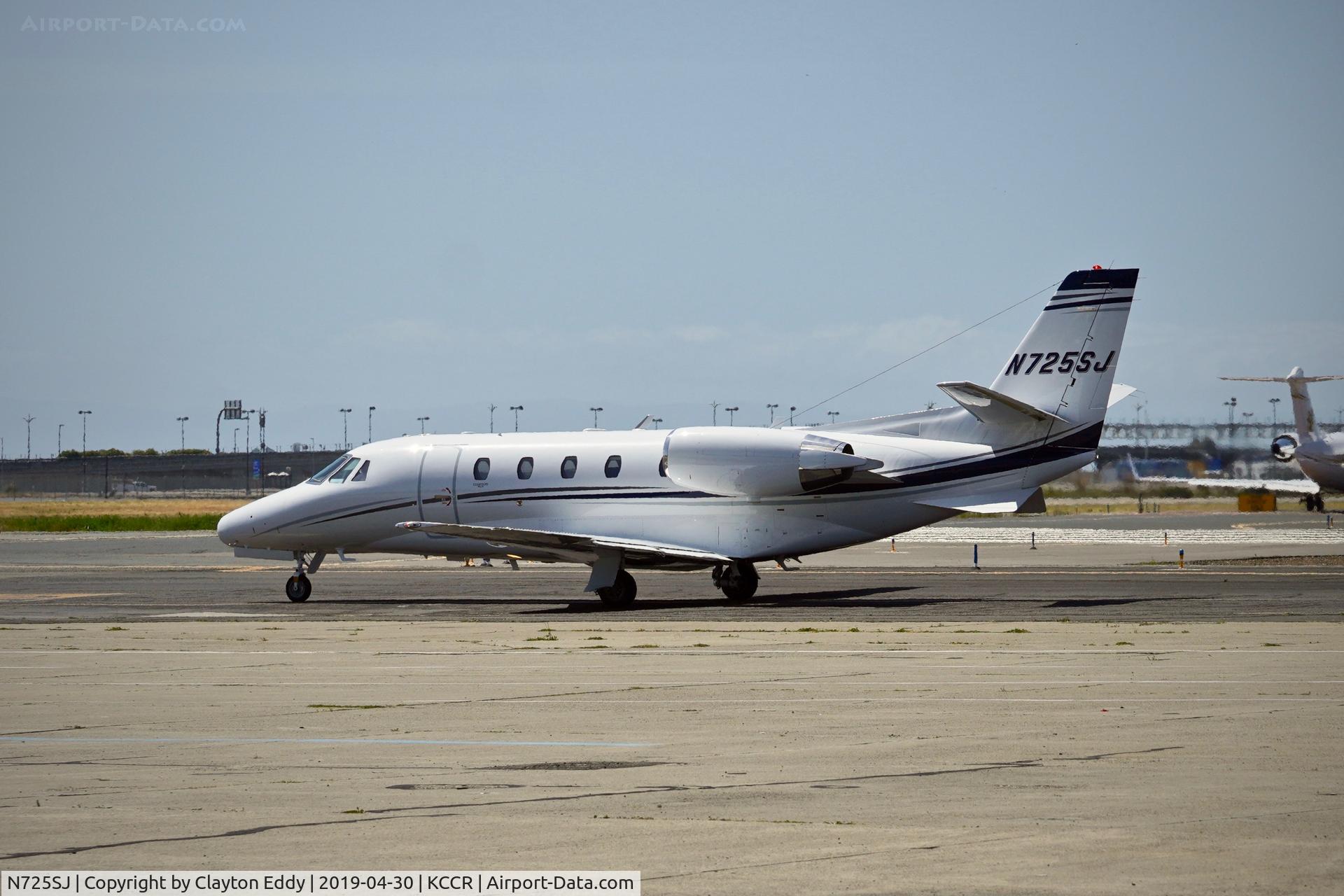 N725SJ, 2006 Cessna 560XL Citation XLS C/N 560-5658, Oakland North Field California 2019.