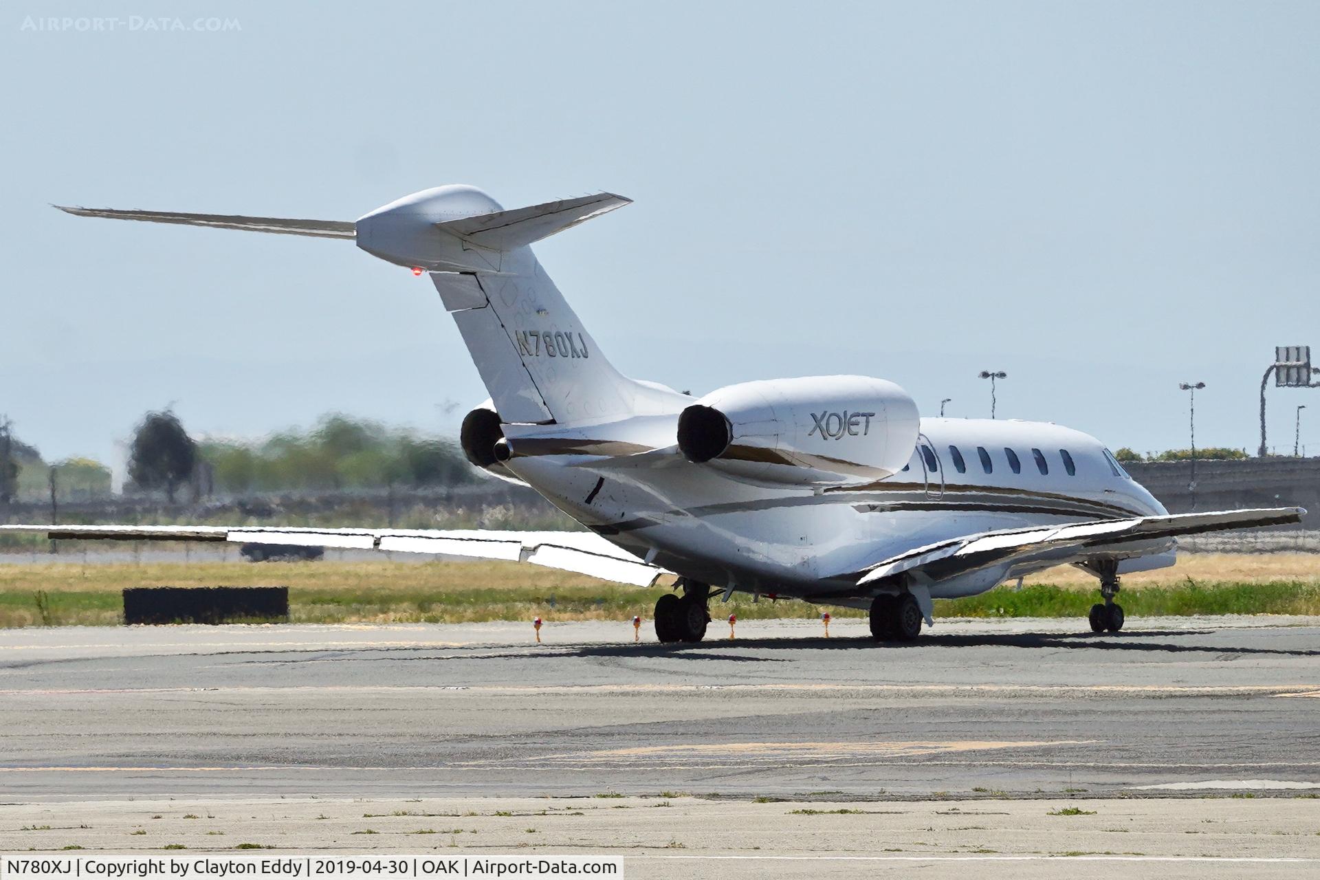 N780XJ, 2007 Cessna 750 Citation X Citation X C/N 750-0280, Oakland North Field California 2019.