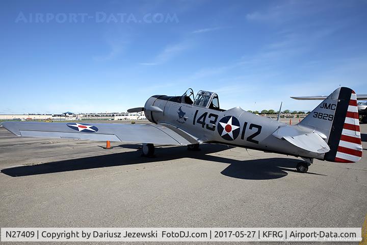 N27409, 1949 North American AT-6D Texan C/N 168-393, North American AT-6D Texan 