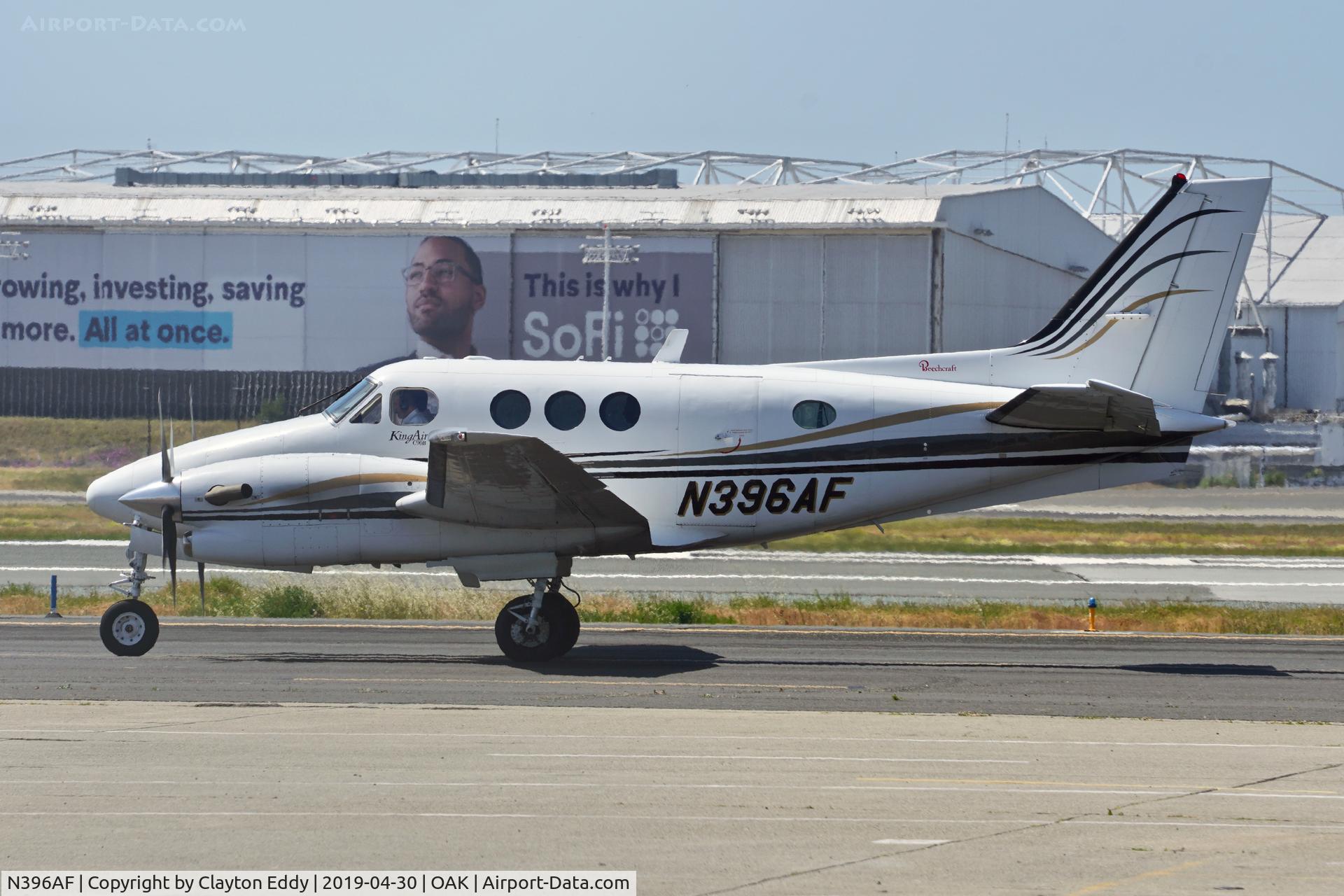 N396AF, 1998 Raytheon C90A King Air C/N LJ-1540, Oakland North Field California 2019.