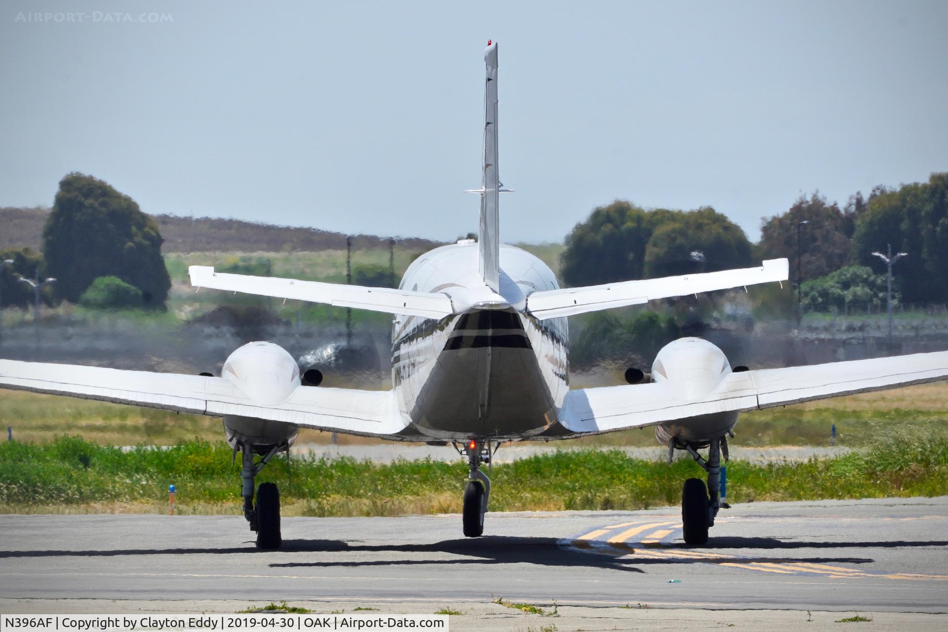 N396AF, 1998 Raytheon C90A King Air C/N LJ-1540, Oakland North Field California 2019.