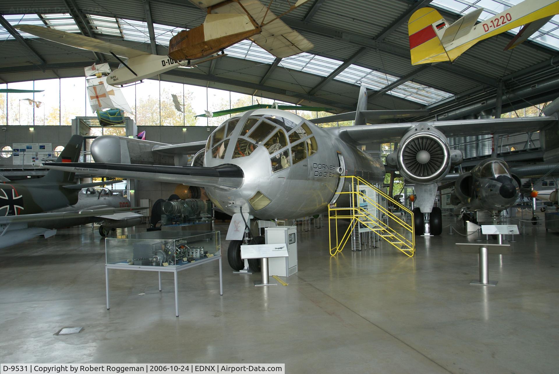 D-9531, 1967 Dornier Do-31 C/N E3, OBERSCHLEISSHEIM.DEUTSCHES MUSEUM.