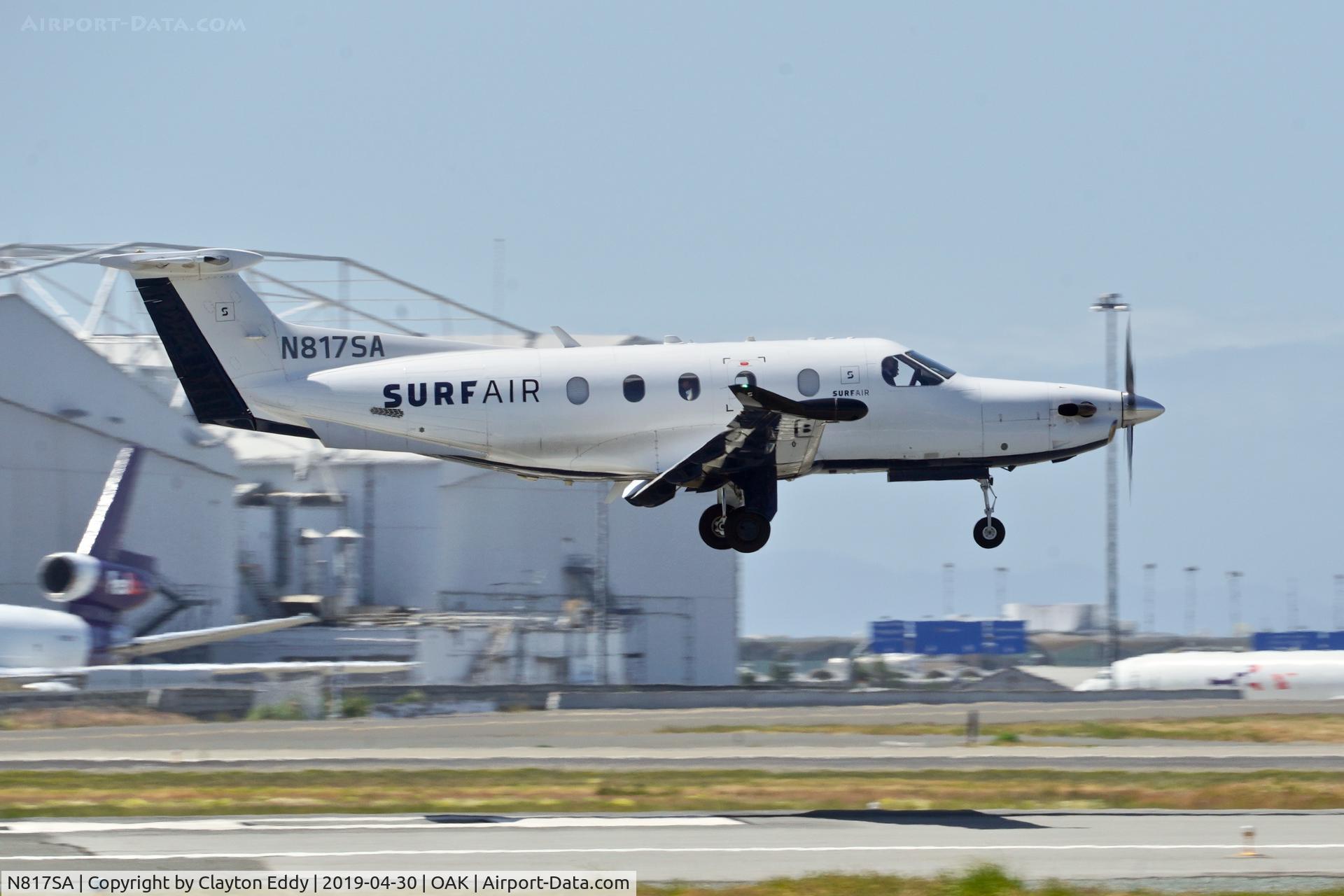 N817SA, 2014 Pilatus PC-12/47E C/N 1504, Oakland North Field Califonria 2019.