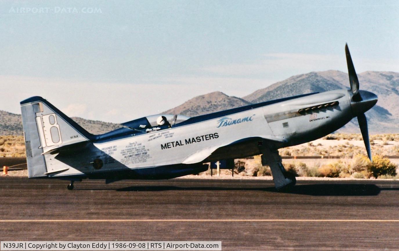 N39JR, 1986 Aviation Eng & Dev Associates Tsunami C/N 001, Not my pic. Reno 9-8-86.