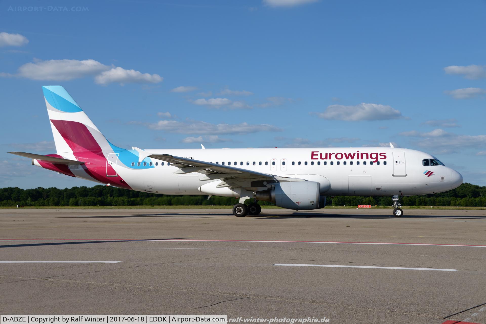 D-ABZE, 2008 Airbus A320-216 C/N 3464, Airbus A320-216 - EW EWG Eurowings ex Air Berlin - 3464 - D-ABZE - 18.06.2017 - CGN