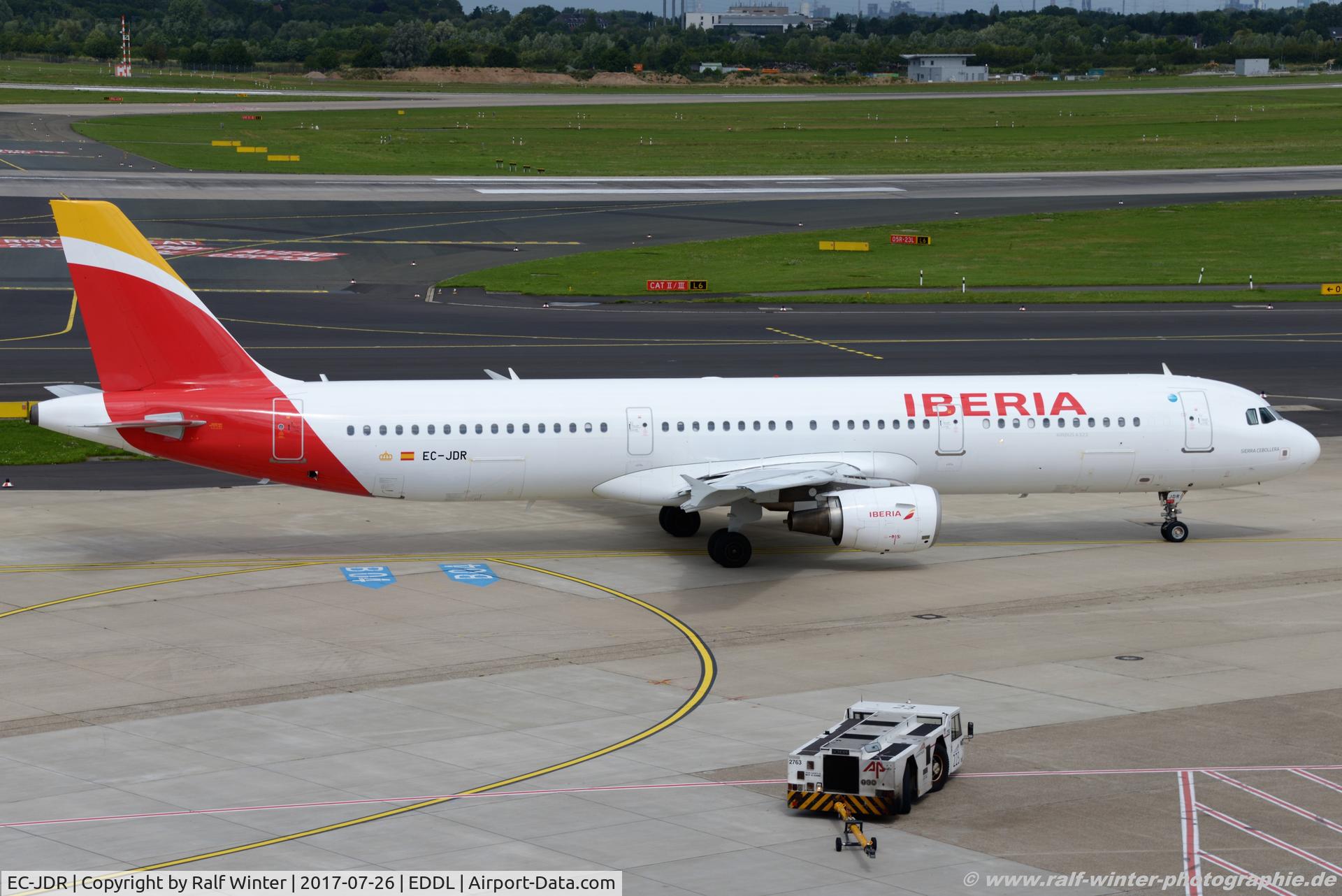 EC-JDR, 2005 Airbus A321-211 C/N 2488, Airbus A321-211 - IB IBE Iberia 'Sierra Cebollera' - 2488 - EC-JDR - 28.07.2017 - DUS