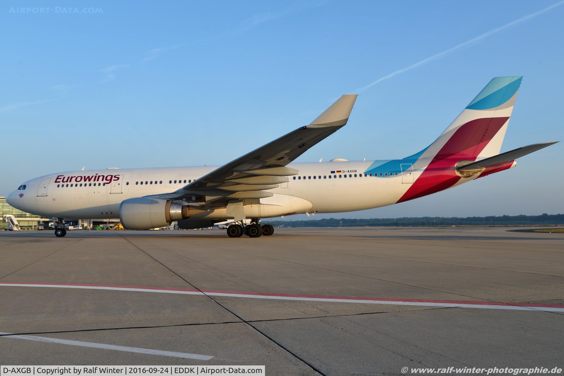 D-AXGB, 2005 Airbus A330-202 C/N 684, Airbus A330-202 - EW EWG Eurowings - 684 - D-AXGB - 24.09.2016 - CGN