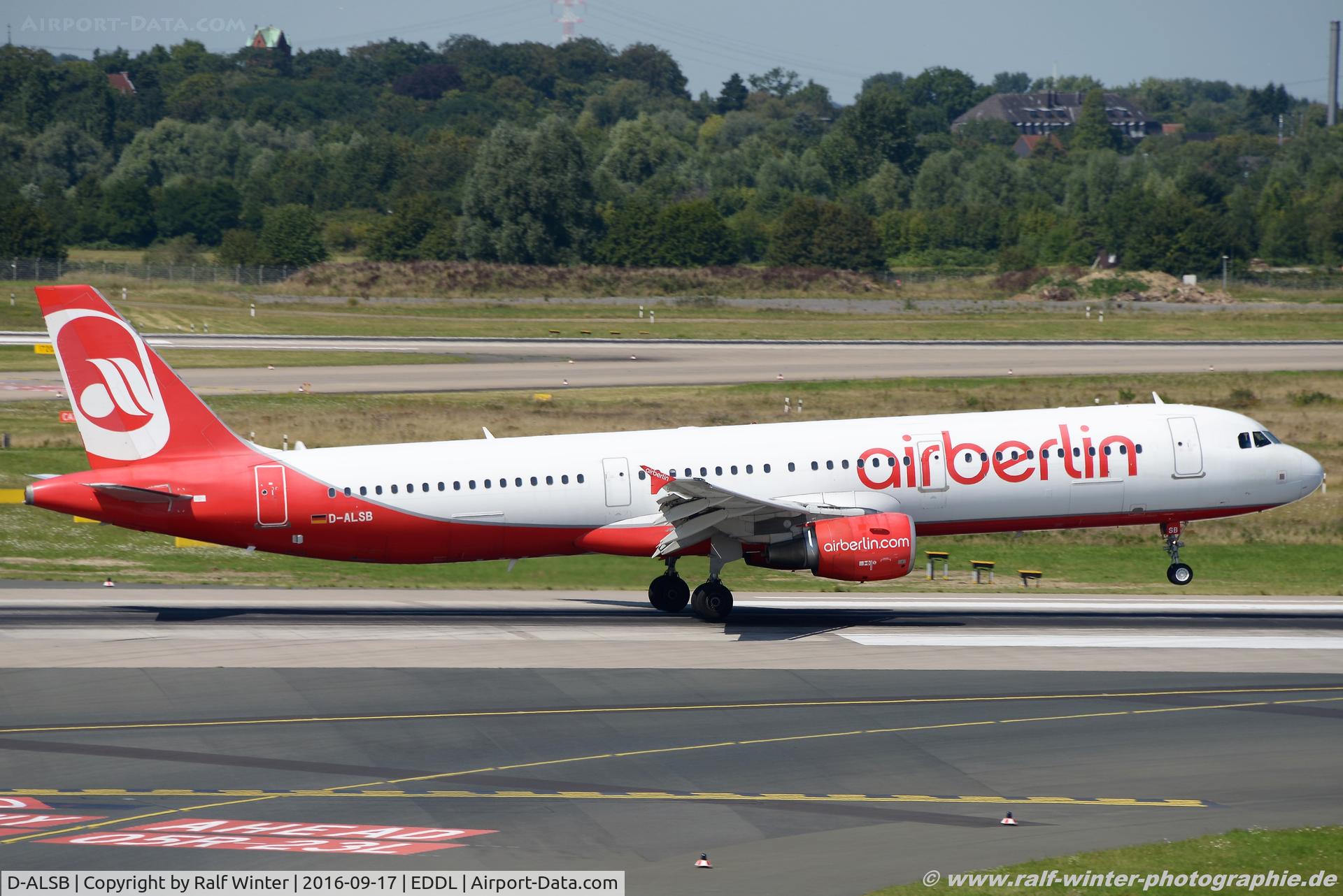 D-ALSB, 2003 Airbus A321-211 C/N 1994, Airbus A321-211 - AB BER Air Berlin - 1994 - D-ALSB - 17.09.2016 - DUS