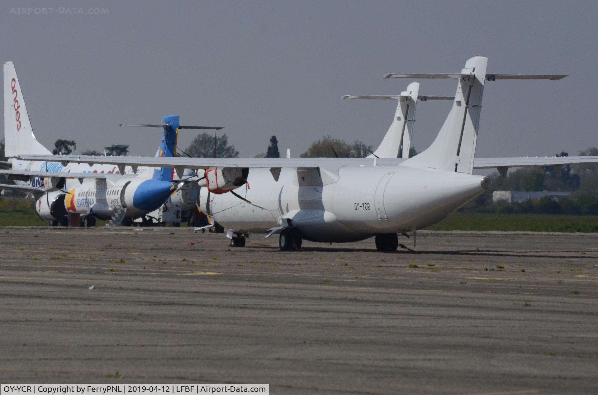 OY-YCR, 2012 ATR 72-600 (72-212A) C/N 1027, Ex Azul ATR72 PR-ATQ stored in Francazal