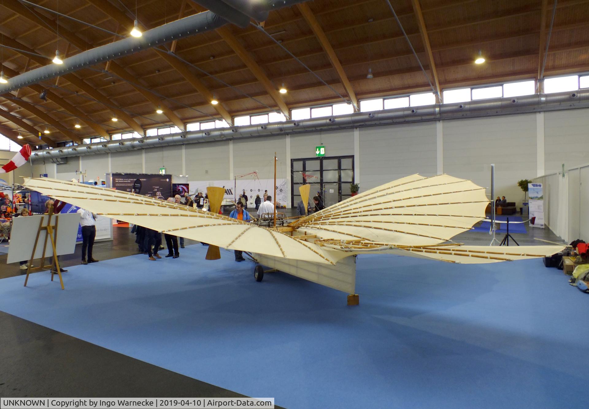 UNKNOWN, 1997 Bruder, Fritz Gustav Weißkopf replica 1901 C/N 01, Gustav Weißkopf 1901 replica No 21B (Fritz Bruder) - actually flown in 1997 for 3000 feet at 16 feet above ground -  at the AERO 2019, Friedrichshafen