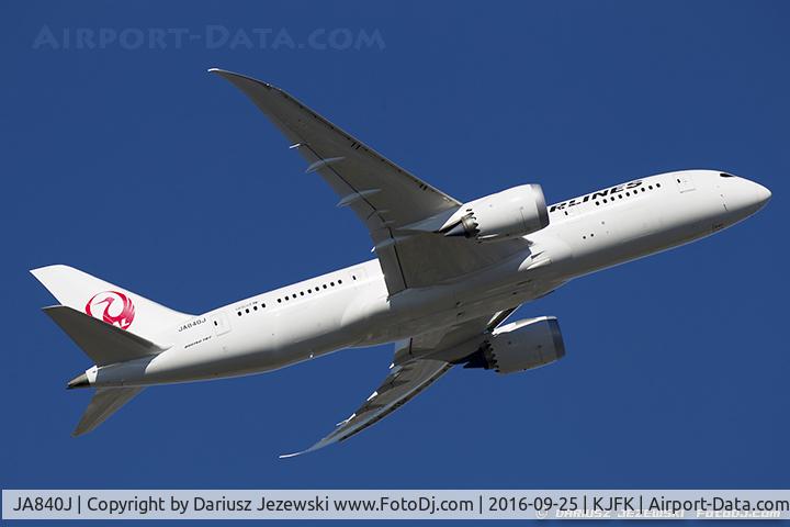JA840J, 2015 Boeing 787-8 Dreamliner Dreamliner C/N 34856, Boeing 787-8 Dreamliner - Japan Airlines - JAL  C/N 34856, JA840J