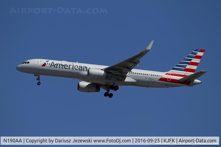 N190AA, 2001 Boeing 757-223 C/N 32384, Boeing 757-223 - American Airlines  C/N 32384, N190AA