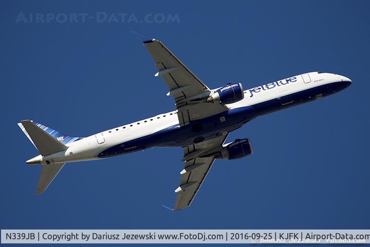 N339JB, 2011 Embraer ERJ-190-100 IGW 190AR C/N 19000490, Embraer 190AR (ERJ-190-100IGW) 