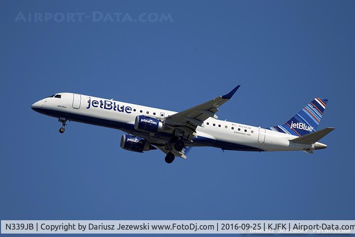 N339JB, 2011 Embraer ERJ-190-100 IGW 190AR C/N 19000490, Embraer 190AR (ERJ-190-100IGW) 
