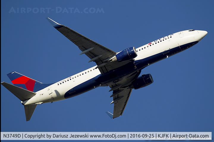 N3749D, 2001 Boeing 737-832 C/N 30490, Boeing 737-832 - Delta Air Lines  C/N 30490, N3749D