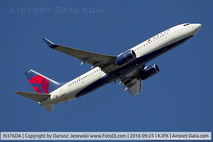 N376DA, 1999 Boeing 737-832 C/N 29624, Boeing 737-832 - Delta Air Lines  C/N 29624, N376DA