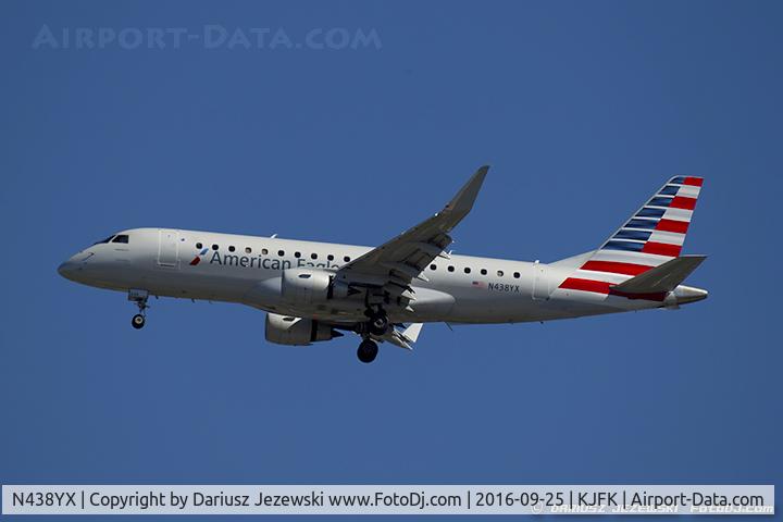 N438YX, 2014 Embraer 175LR (ERJ-170-200LR) C/N 17000428, Embraer 175LT (ERJ-170-200LR) - American Eagle (Republic Airlines)   C/N 17000428, N438YX