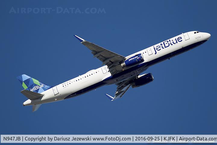N947JB, 2015 Airbus A321-231 C/N 6448, Airbus A321-231 