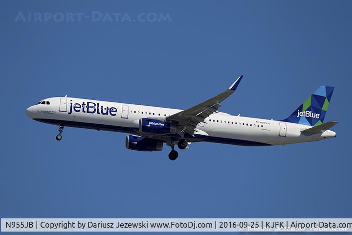N955JB, 2015 Airbus A321-231 C/N 6757, Airbus A321-231  