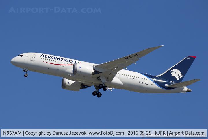 N967AM, 2014 Boeing 787-8 Dreamliner Dreamliner C/N 35312, Boeing 787-8 Dreamliner - AeroMexico  C/N 35312, N967AM