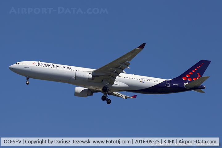 OO-SFV, 1995 Airbus A330-322 C/N 095, Airbus A330-322 - Brussels Airlines  C/N 095, OO-SFV