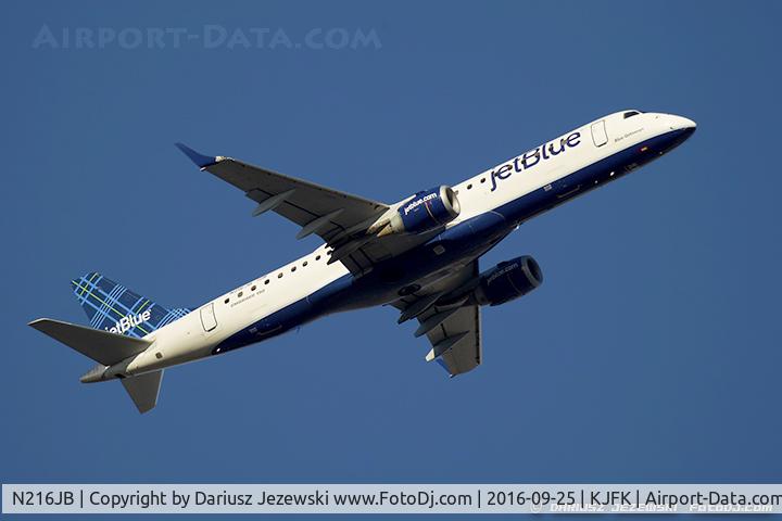 N216JB, 2006 Embraer 190AR (ERJ-190-100IGW) C/N 19000026, Embraer 190AR (ERJ-190-100IGW) 