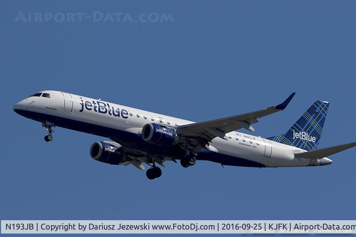 N193JB, 2005 Embraer 190AR (ERJ-190-100IGW) C/N 19000017, Embraer 190AR (ERJ-190-100IGW) 