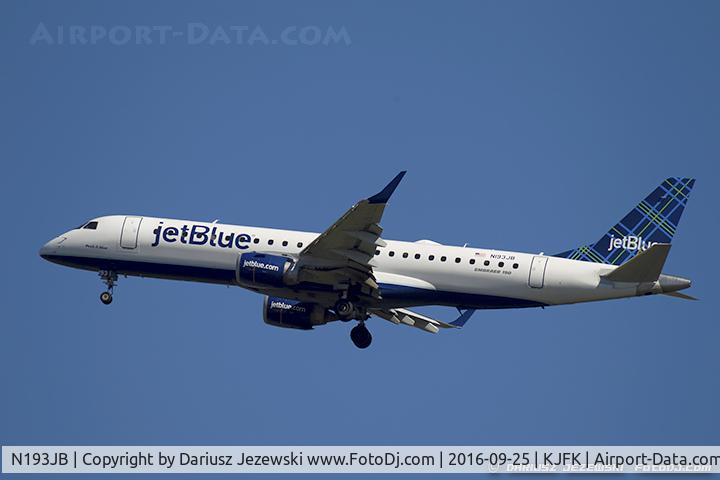 N193JB, 2005 Embraer 190AR (ERJ-190-100IGW) C/N 19000017, Embraer 190AR (ERJ-190-100IGW) 
