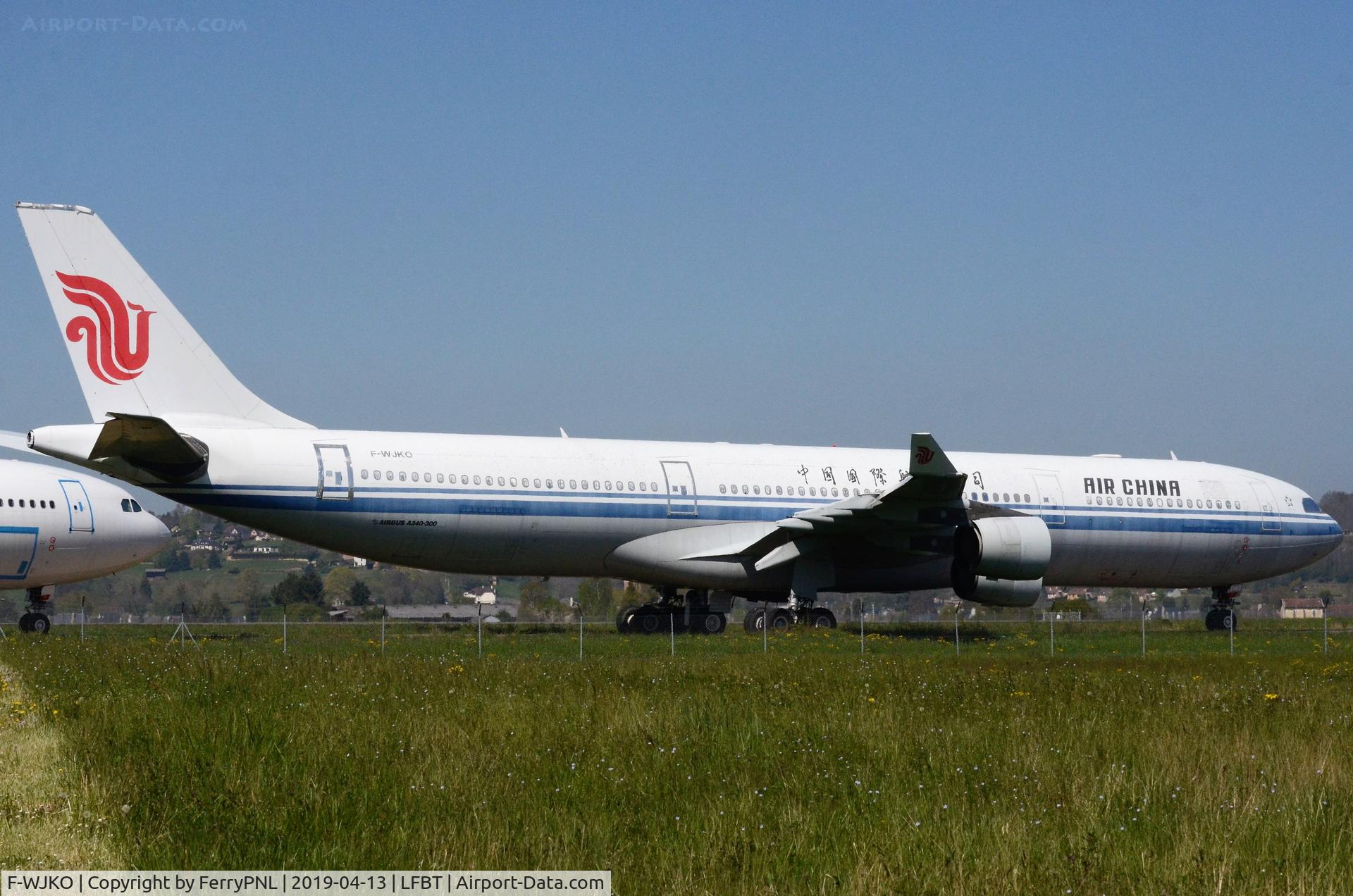 F-WJKO, 1998 Airbus A340-313 C/N 243, Former Air China A343 stored in Tarbes