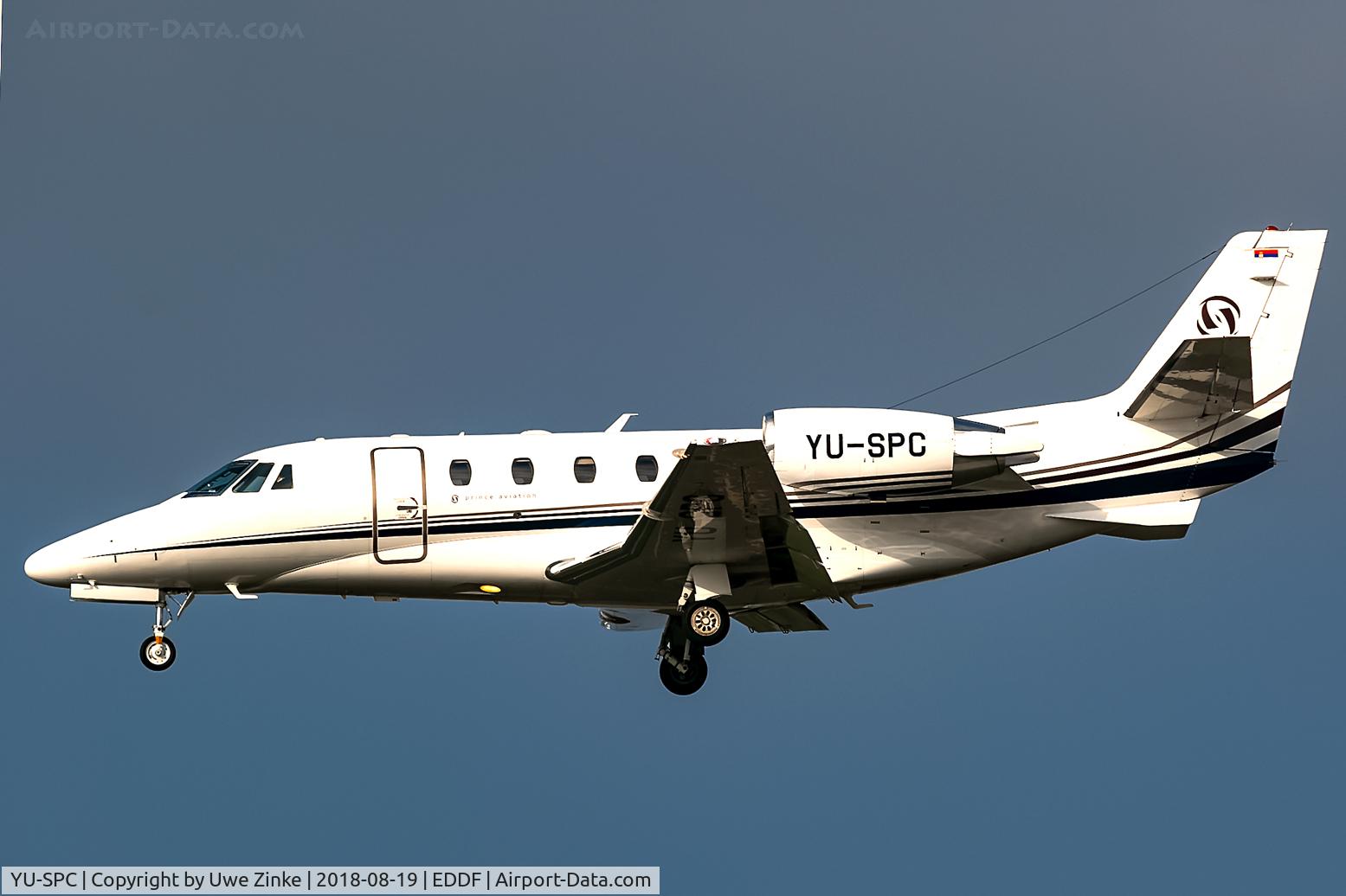 YU-SPC, 2013 Cessna 560XL Citation XLS+ C/N 560-6136, Franfurt