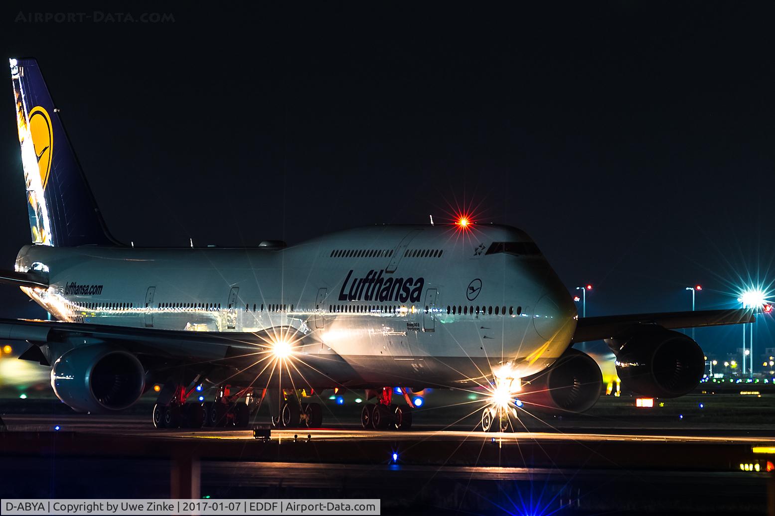 D-ABYA, 2012 Boeing 747-830 C/N 37827, Runway 18