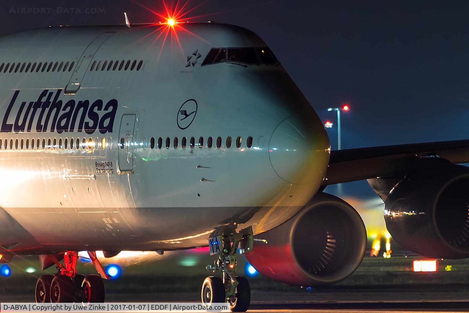 D-ABYA, 2012 Boeing 747-830 C/N 37827, Runway 18