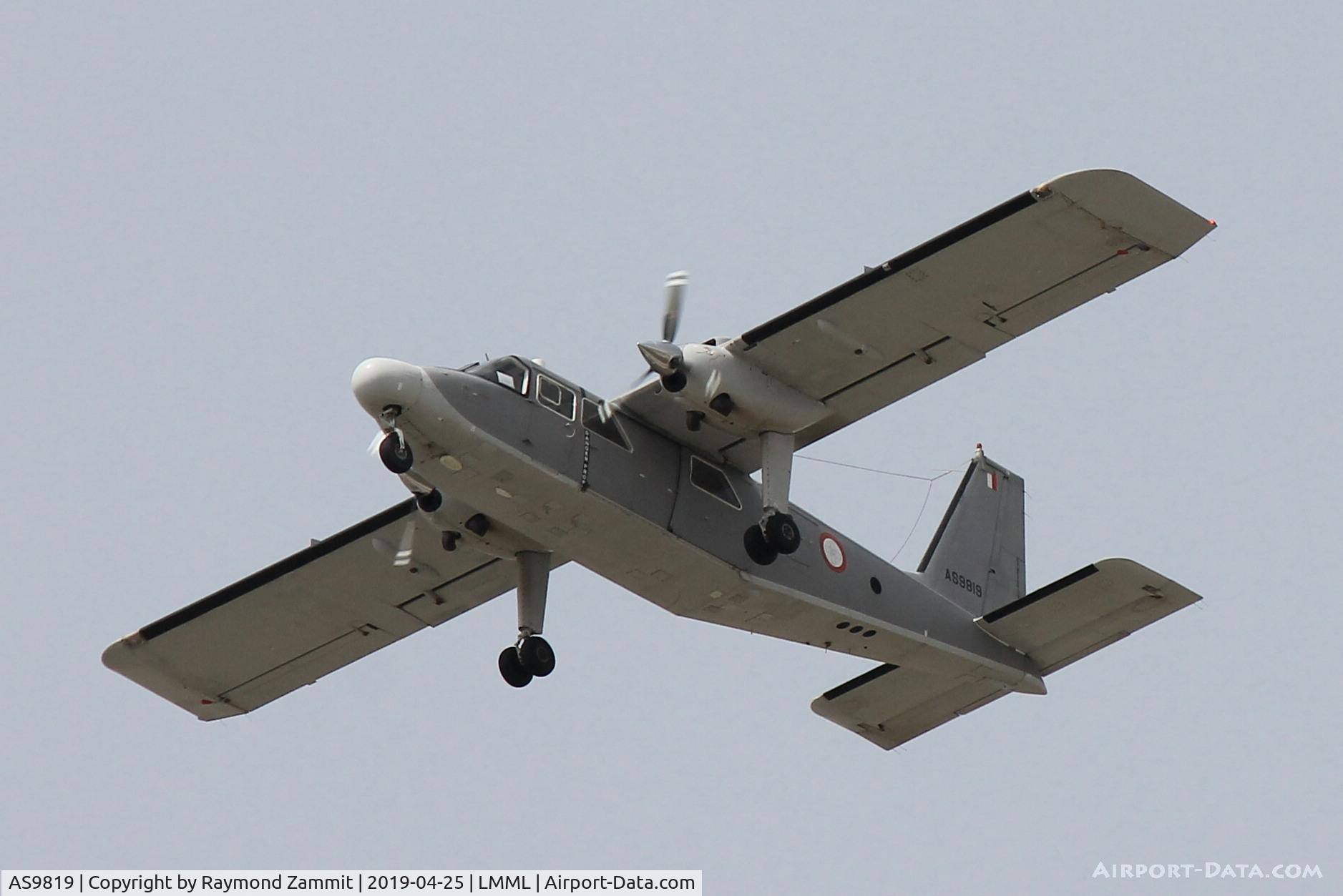 AS9819, 1982 Pilatus Britten-Norman BN-2B-26 Islander C/N 2156, Britten Norman BN26 Islander  AS9819 Armed Forces of Malta