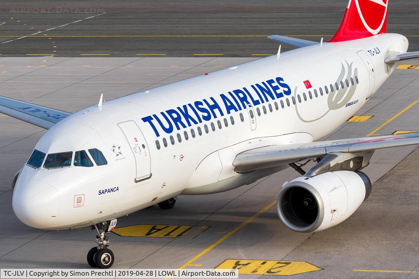 TC-JLV, 2011 Airbus A319-132 C/N 4755, TC-JLV @ Linz Airport