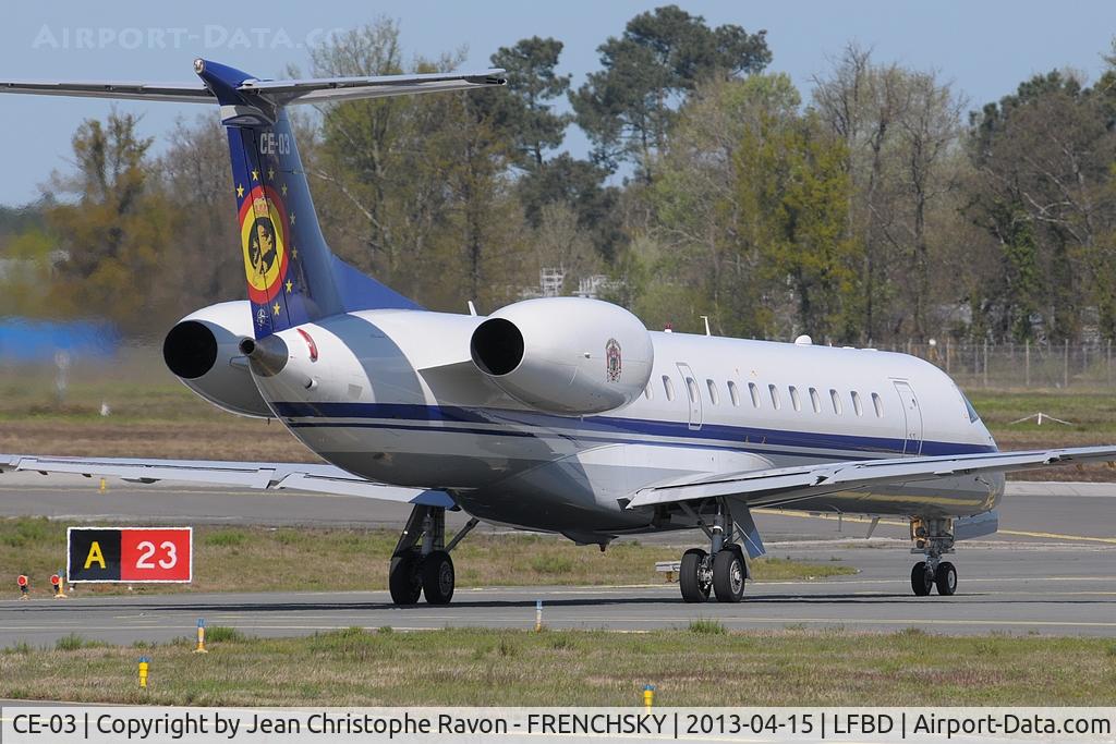 CE-03, 2001 Embraer ERJ-145LR (EMB-145LR) C/N 145526, Belgian Air Force