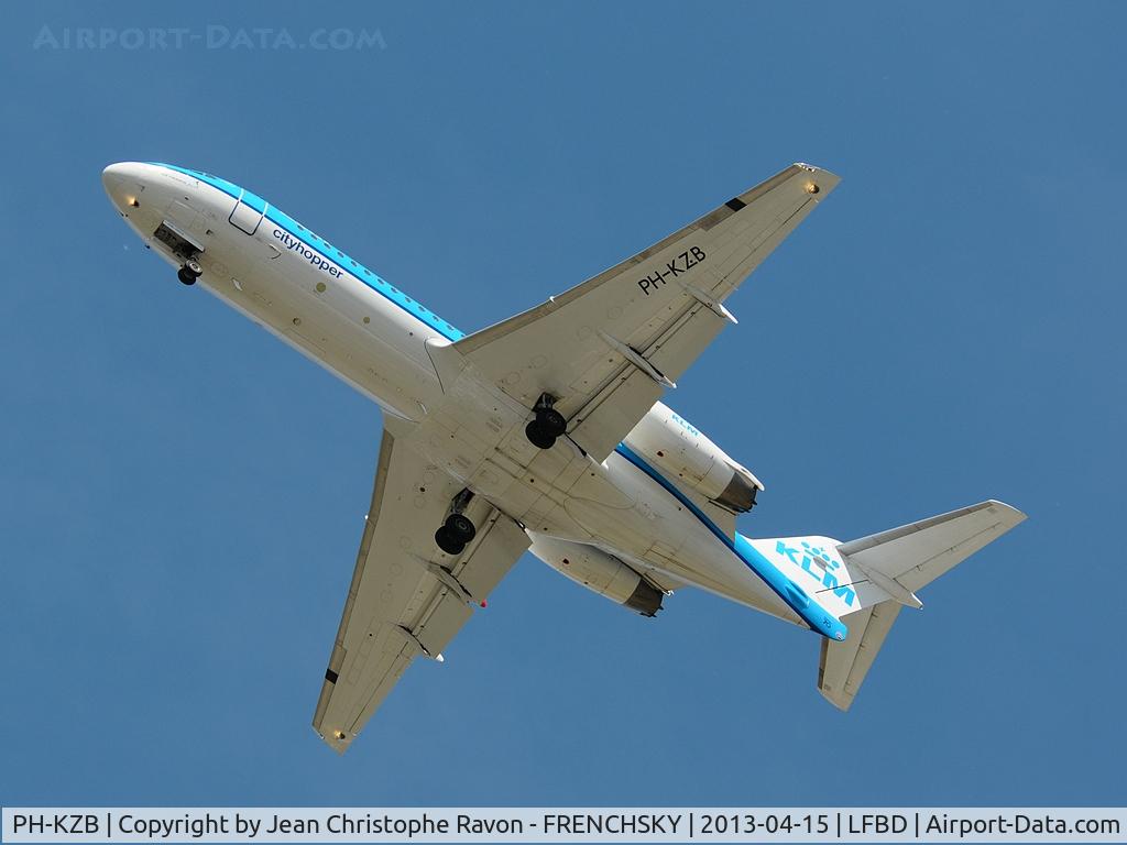 PH-KZB, 1996 Fokker 70 (F-28-070) C/N 11562, KLM Cityhopper