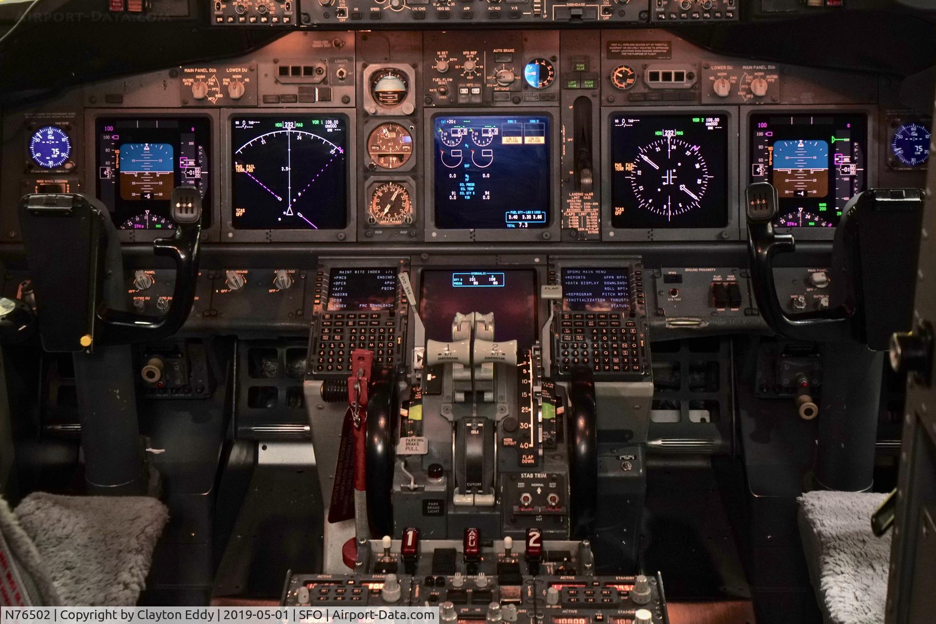 N76502, 2006 Boeing 737-824 C/N 31603, SFO 2019.