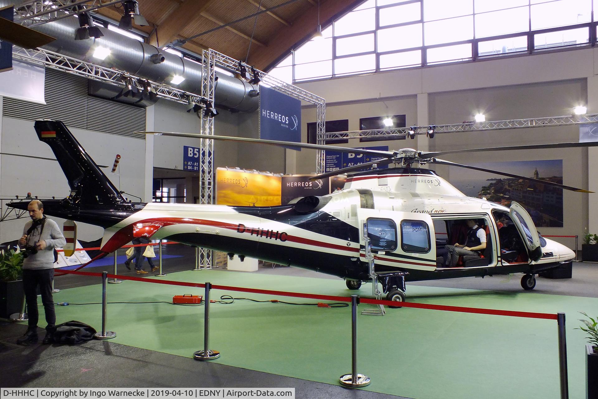 D-HHHC, 2012 AgustaWestland AW-109SP Grand New C/N 22283, AgustaWestland AW109SP (A.109) Grand New at the AERO 2019, Friedrichshafen