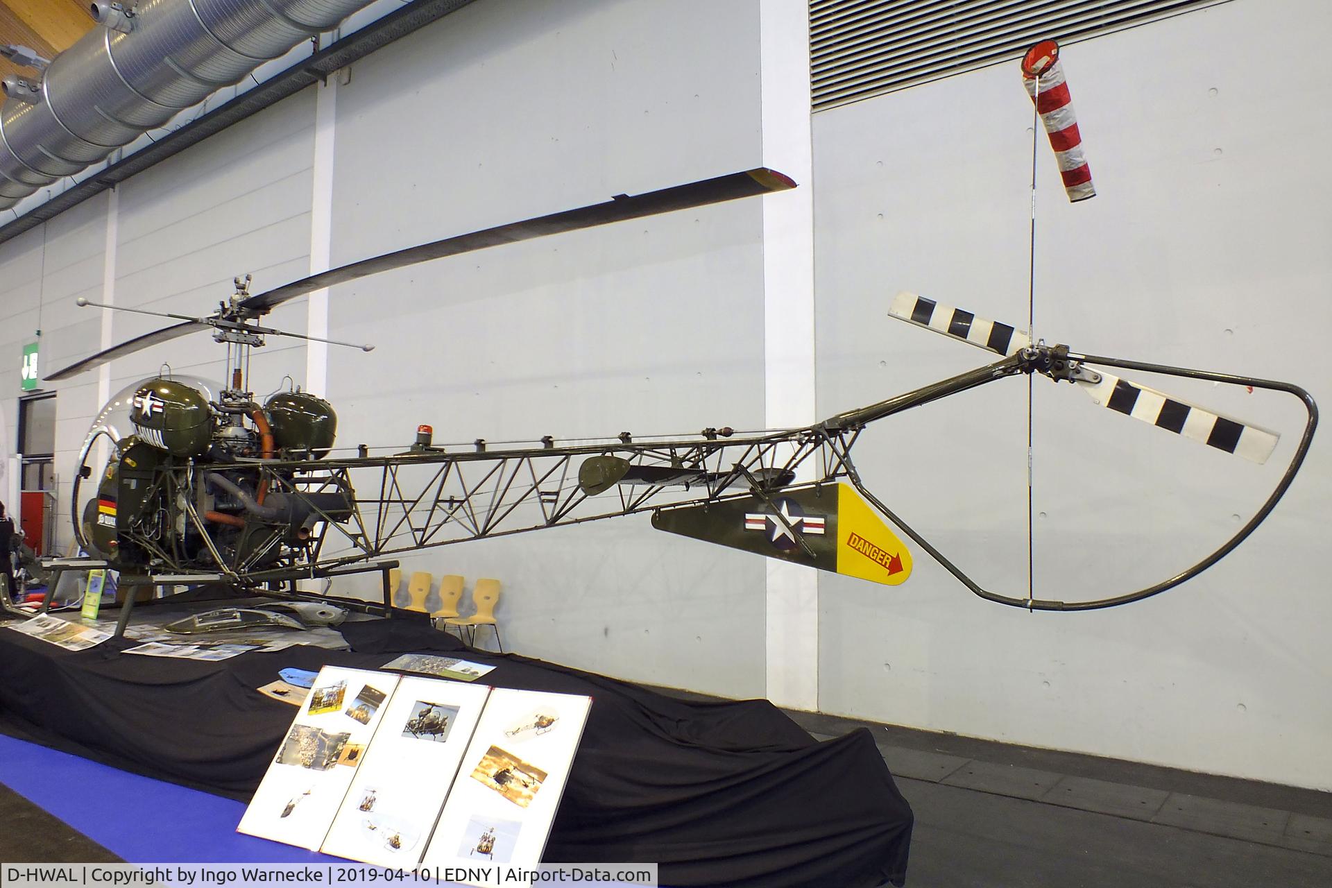 D-HWAL, Agusta AB-47G-4 C/N 2519, Agusta (Bell) AB.47G-4 at the AERO 2019, Friedrichshafen