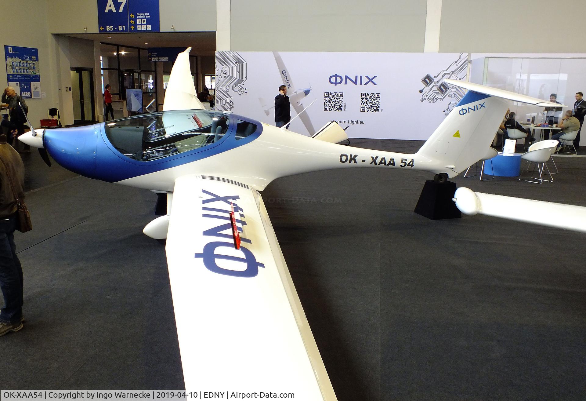 OK-XAA54, Phoenix Air Sro U-15e Phoenix C/N Not found OK-XAA54, Phoenix Air U15e Phoenix with electric motor at the AERO 2019, Friedrichshafen