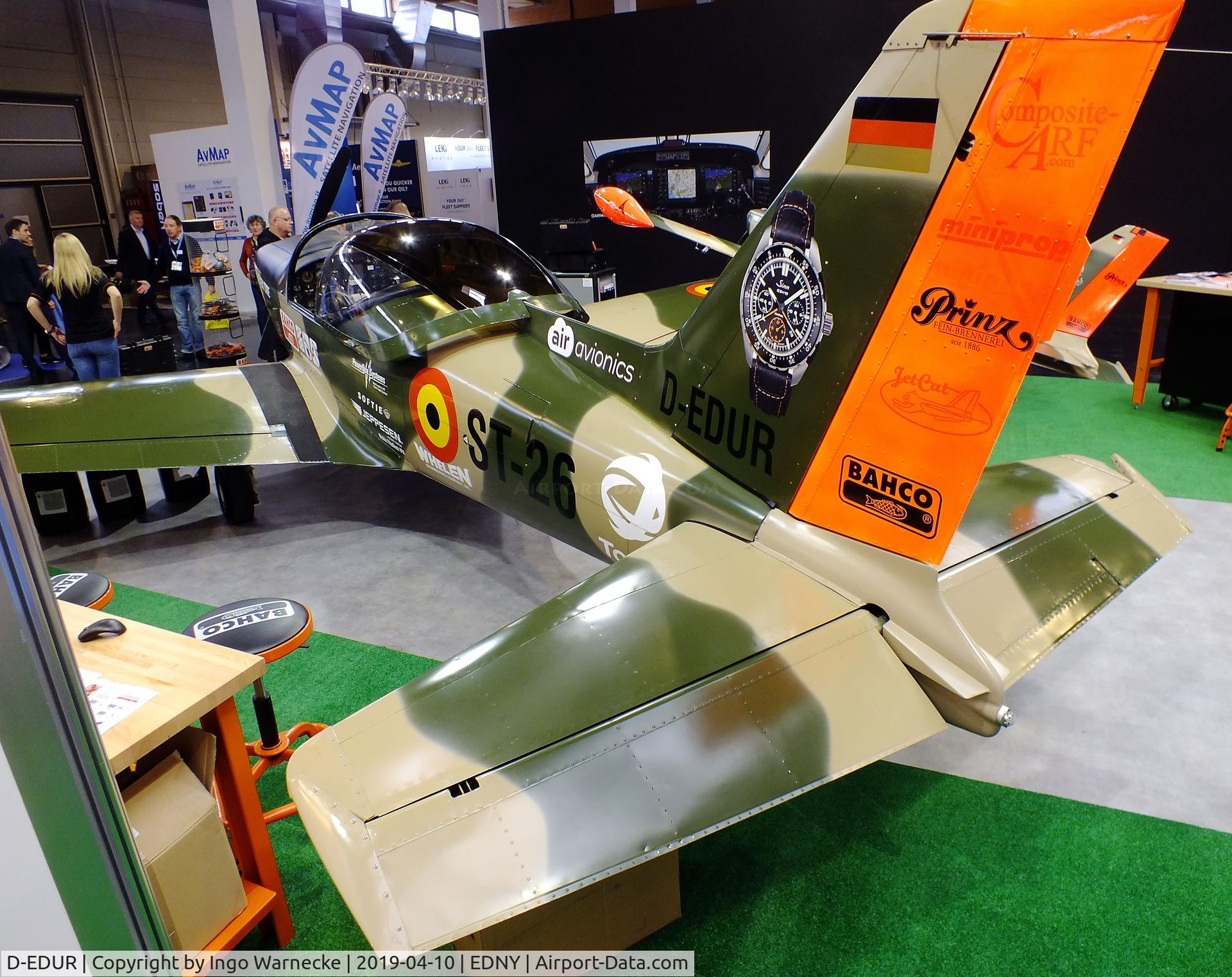 D-EDUR, 1980 SIAI-Marchetti SF-260 C/N 110, SIAI-Marchetti SF.260 of Team Niebergall at the AERO 2019, Friedrichshafen