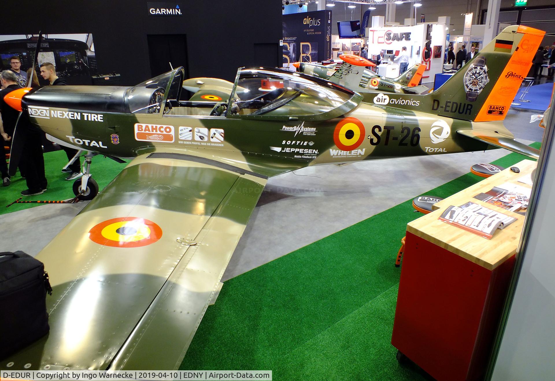 D-EDUR, 1980 SIAI-Marchetti SF-260 C/N 110, SIAI-Marchetti SF.260 of Team Niebergall at the AERO 2019, Friedrichshafen