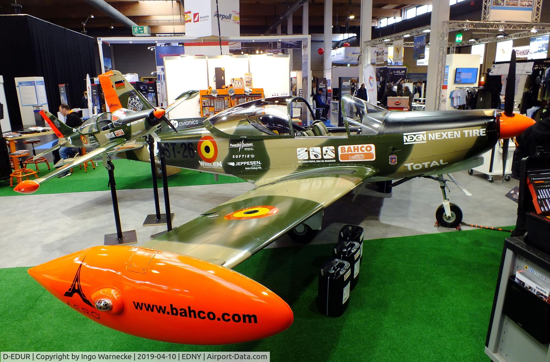 D-EDUR, 1980 SIAI-Marchetti SF-260 C/N 110, SIAI-Marchetti SF.260 of Team Niebergall at the AERO 2019, Friedrichshafen