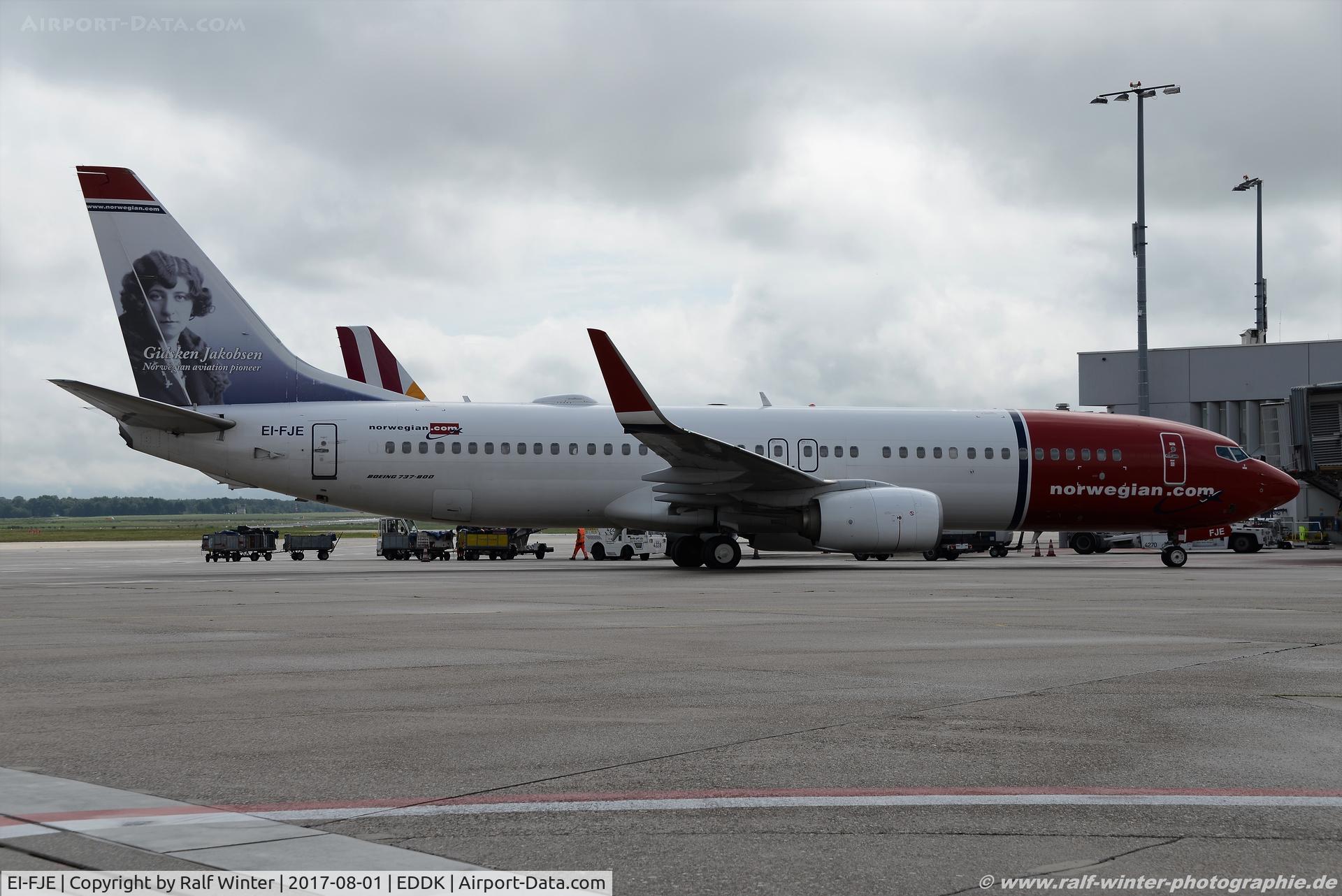 EI-FJE, 2011 Boeing 737-8JP C/N 39420, Boeing 737-8JP - D8 IBK Norwegian Air International 'Gidsken Jakobsen' - 39420 - EI-FJE - 01.08.2017 - CGN