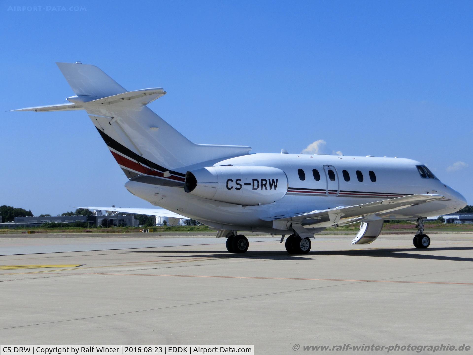 CS-DRW, 2007 Raytheon Hawker 800XPi C/N 258829, Raytheon Aircraft Hawker 800XP1 - NJE NetJets transportes Aereos - 258829 - CS-DRW - 23.08.2016 - CGN