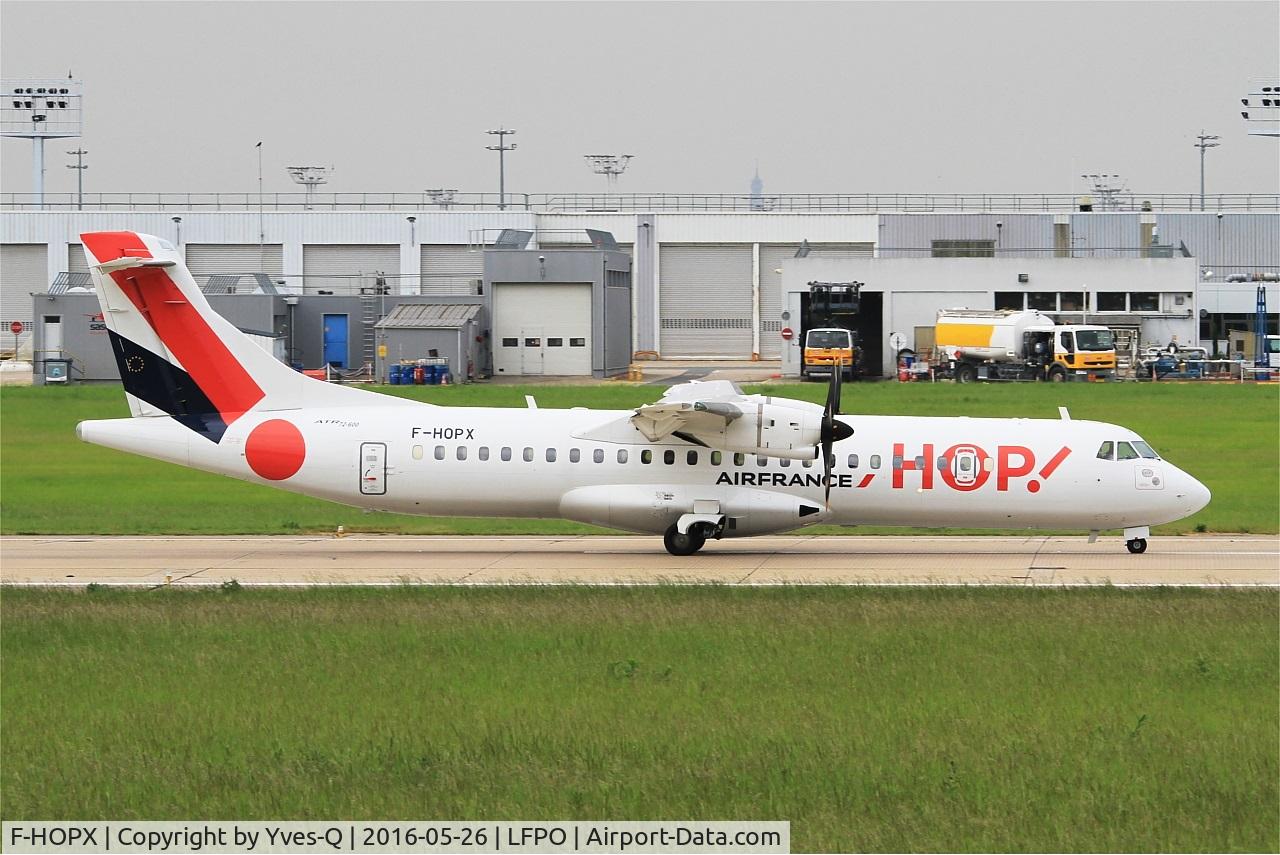 F-HOPX, 2015 ATR 72-600 (72-212A) C/N 1257, ATR 72-600, Take off run rwy 08, Paris-Orly Airport (LFPO-ORY)