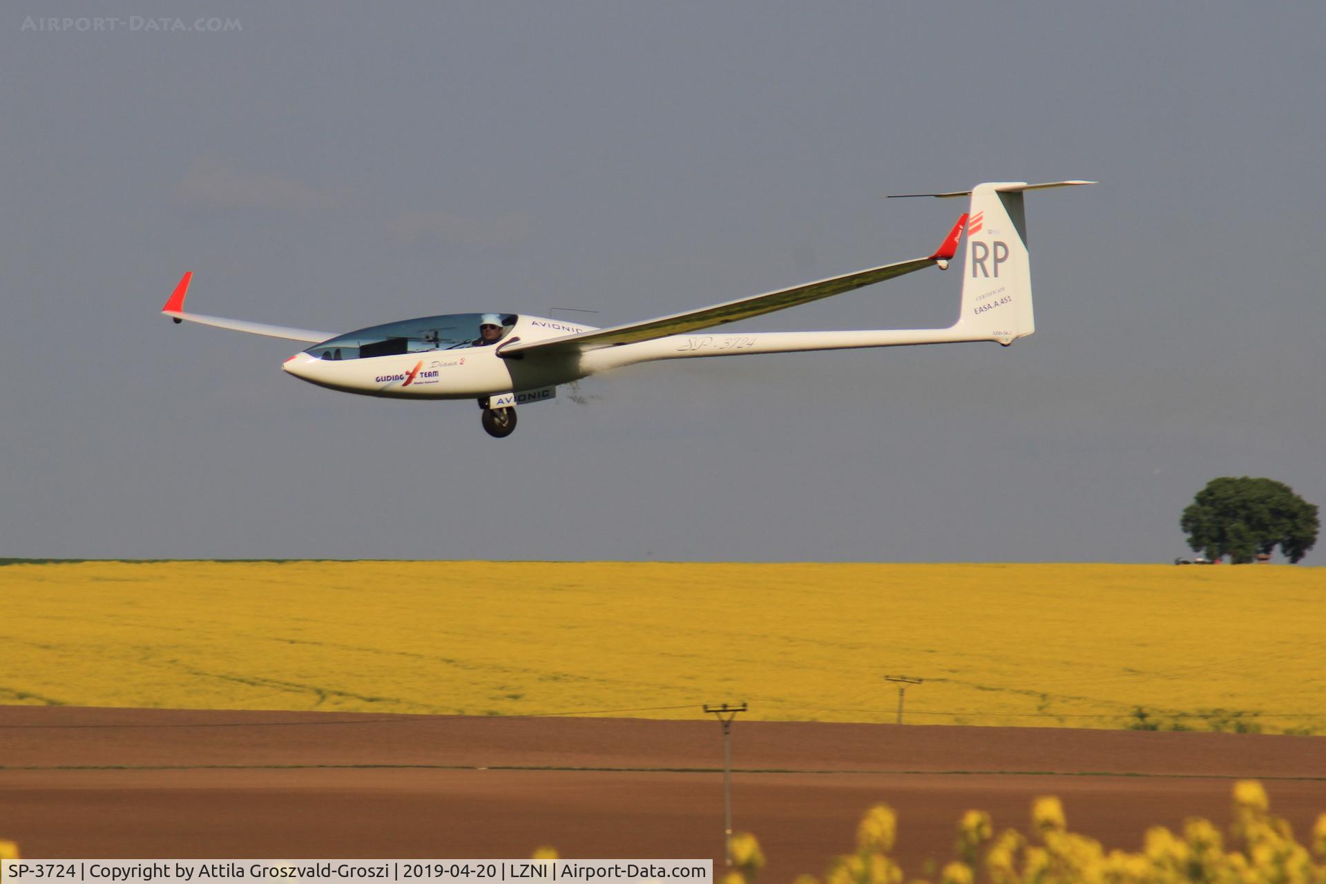 SP-3724, 2007 PZL-Bielsko SZD-56-2 DIANA-2 C/N 5622107005, LZNI - Nitra Airport, Slovakia - Pribina Cup 2019