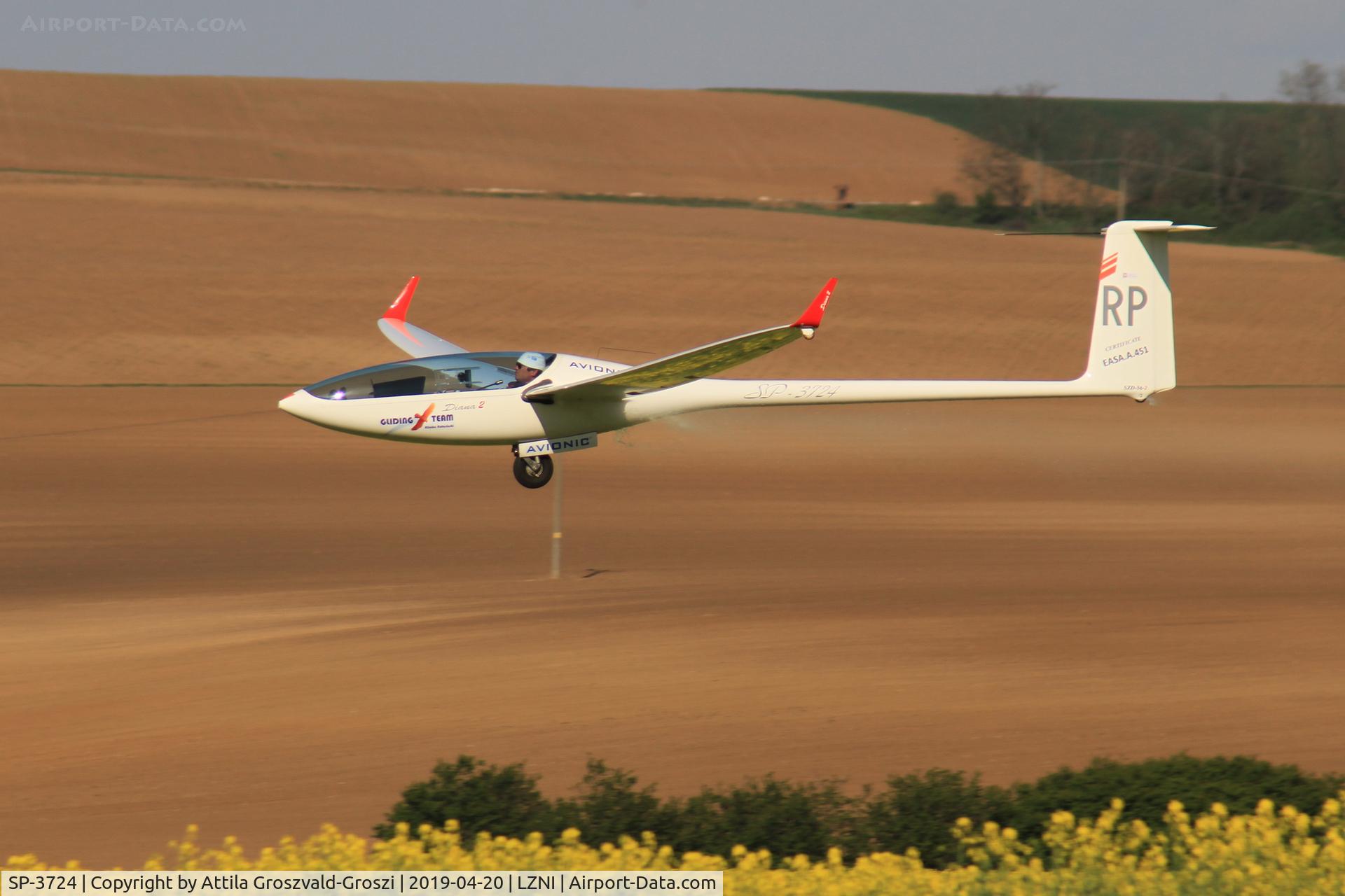 SP-3724, 2007 PZL-Bielsko SZD-56-2 DIANA-2 C/N 5622107005, LZNI - Nitra Airport, Slovakia - Pribina Cup 2019