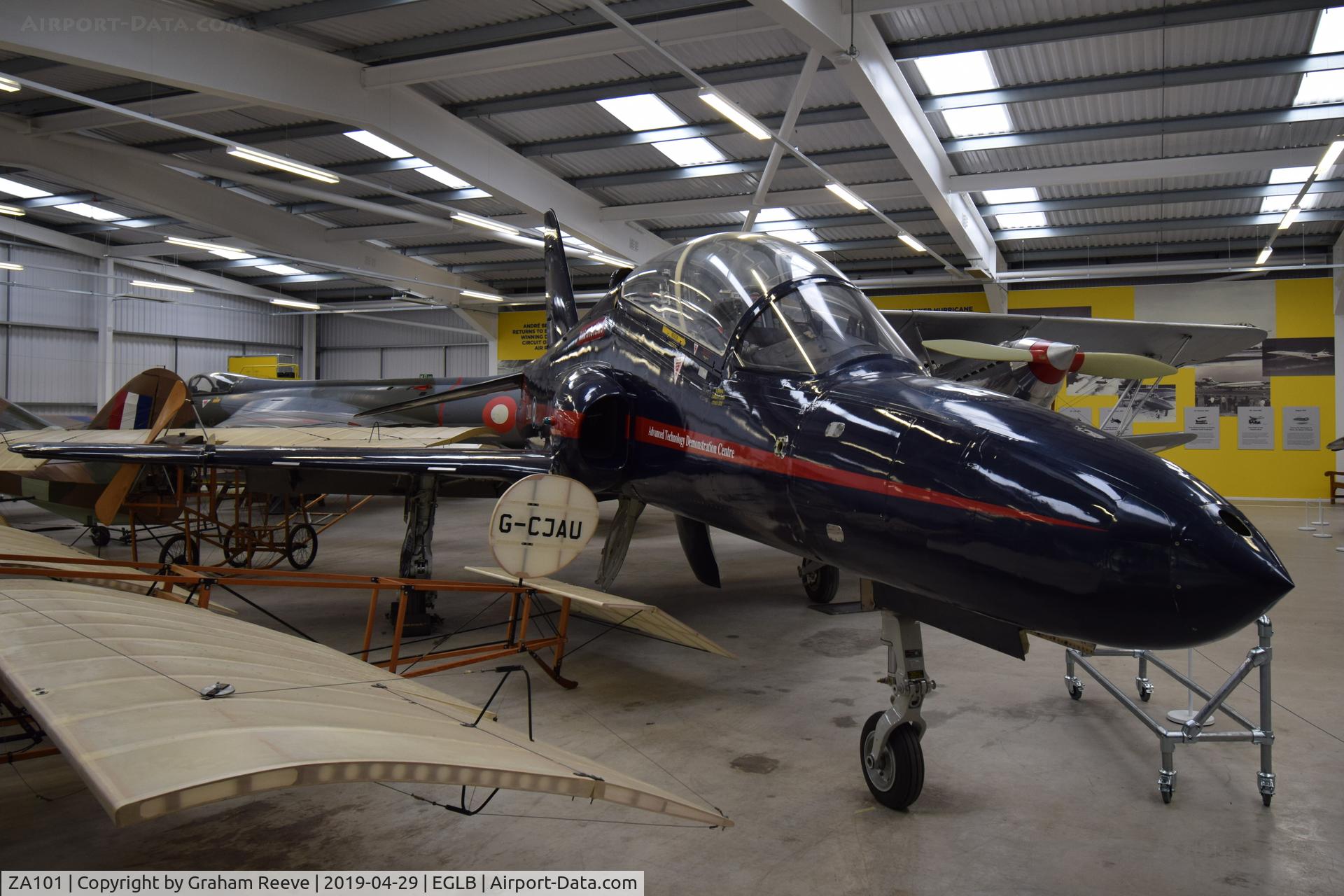 ZA101, British Aerospace Hawk 100 C/N 312008, On display at the Brooklands Museum.
